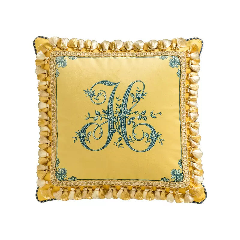 6design european rose art square cushion