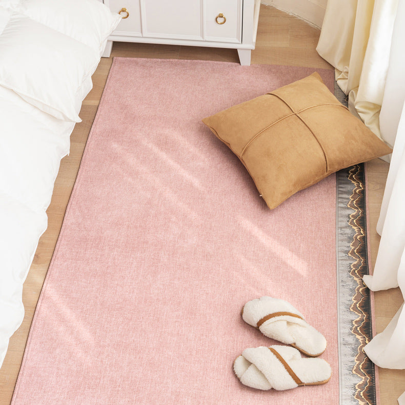 5color side embroidery floor mat