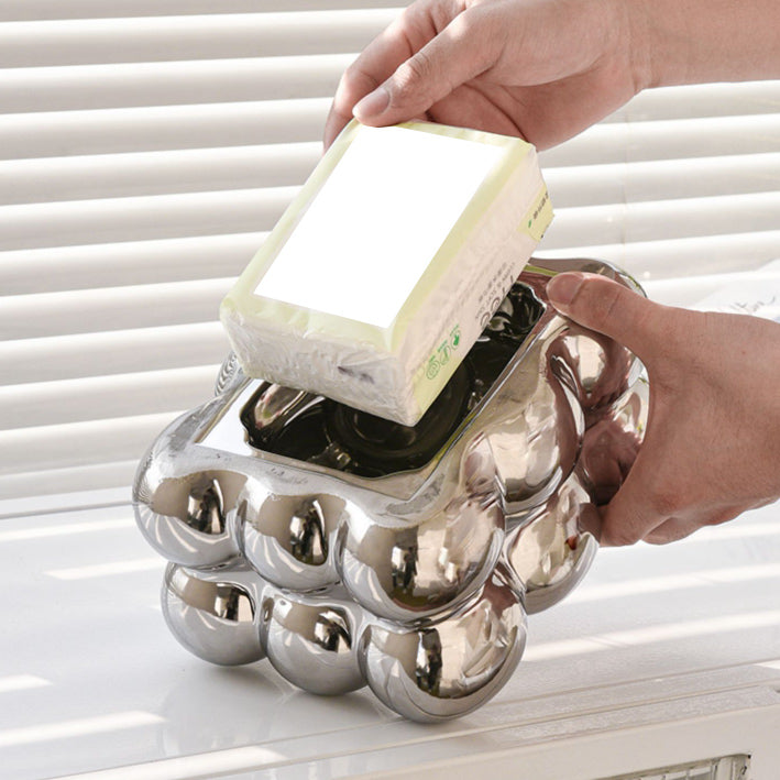 3color bubble tissue case