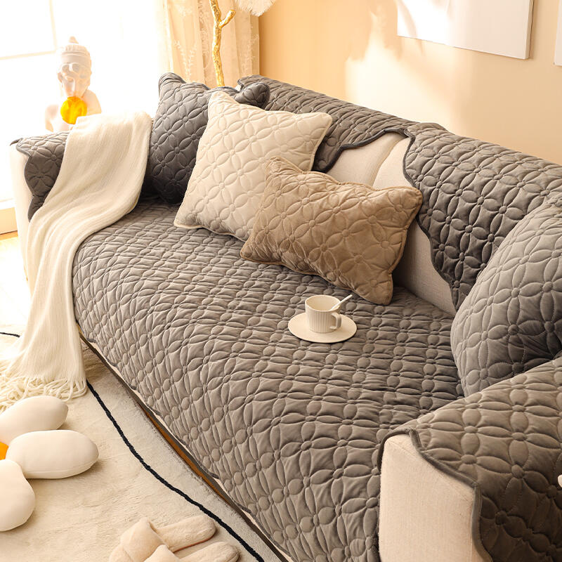 5color square flower cushion