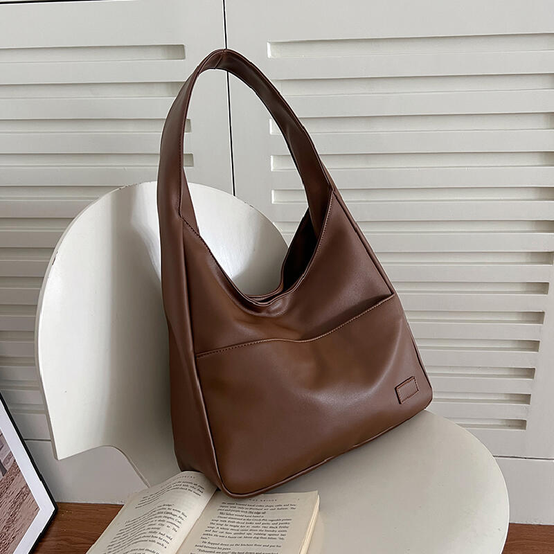 leather square tote bag