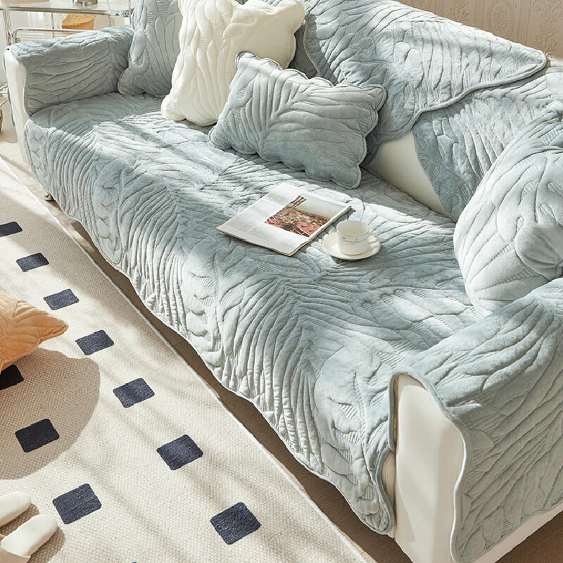 3d grass elegant sofa cover