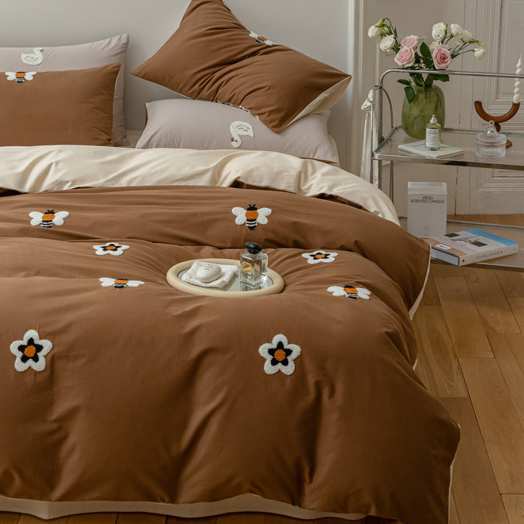 5design boa embroidery bedlinen set