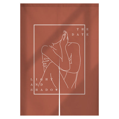8design female door curtain