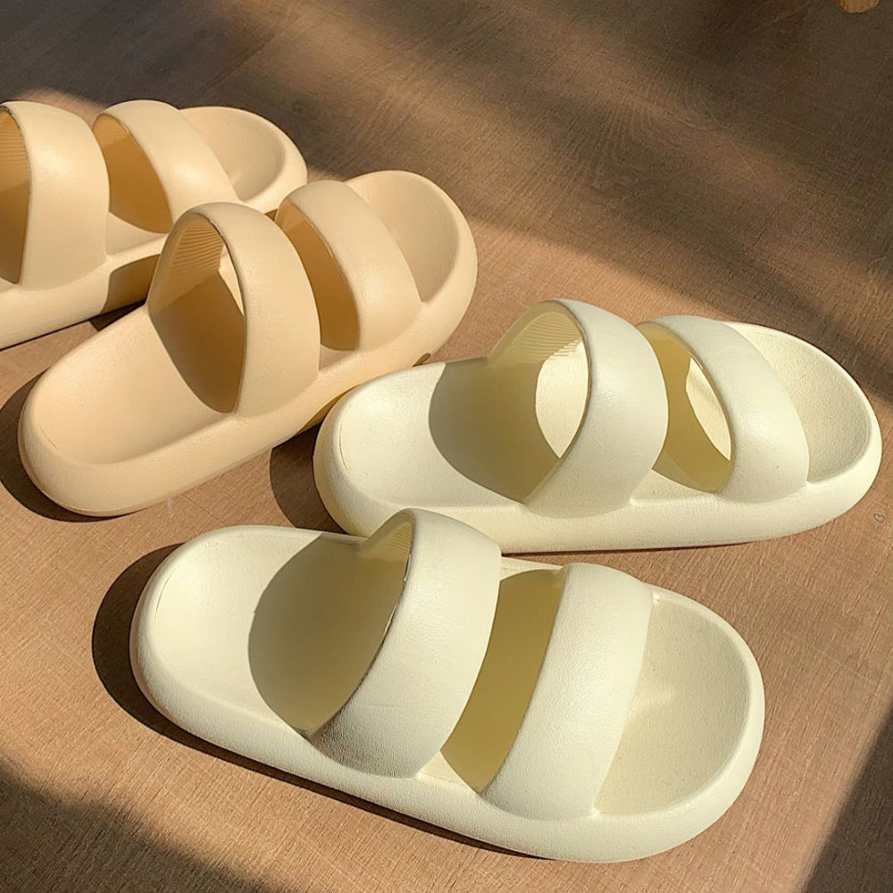 3color double rubber roomshoes