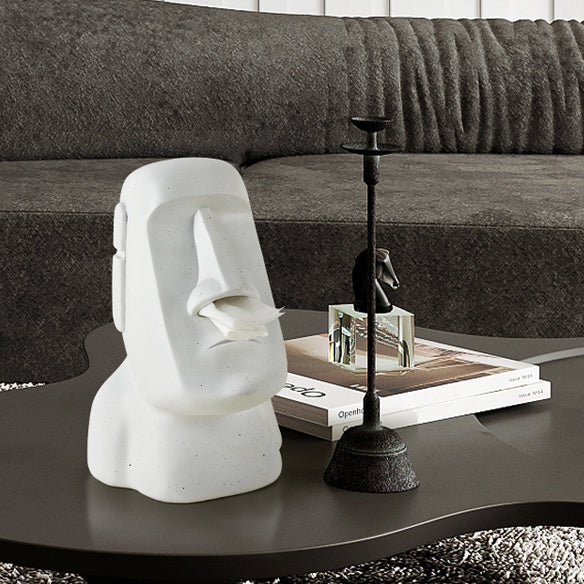 6color moai statue tissue case