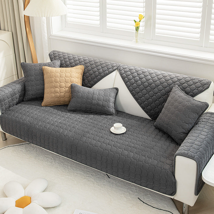 6color corduroy quilting sofa cover