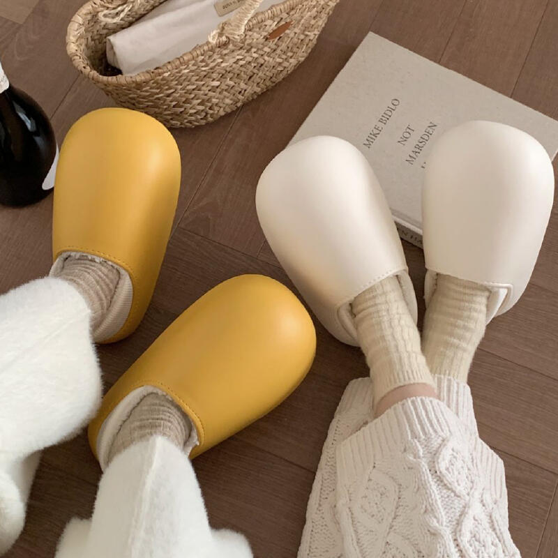 waterproof 2type fluffy roomshoes