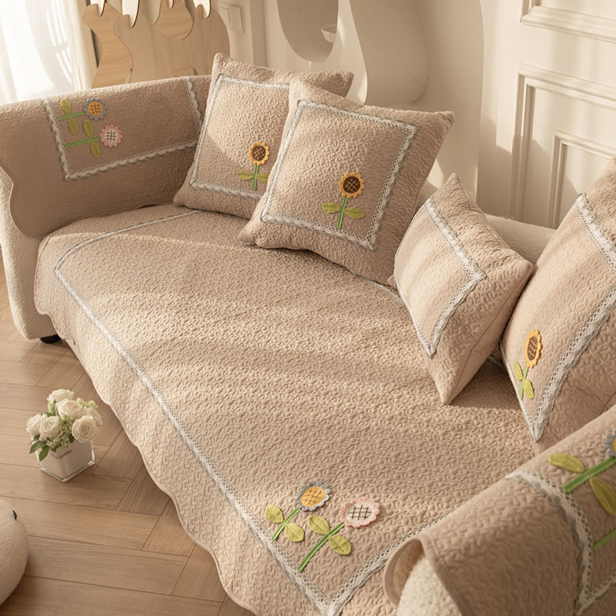 6color sunflower patch cushion