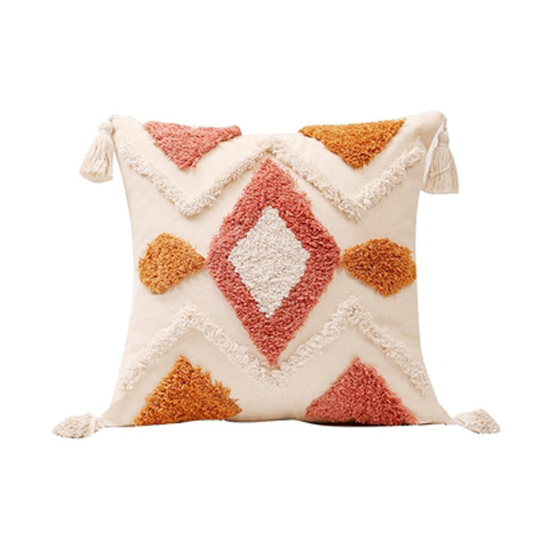 6design bohemian fringe cushion
