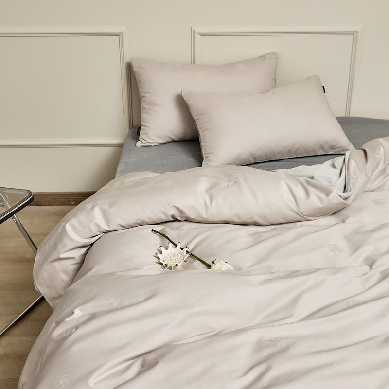 8color glossy velor bedlinen set