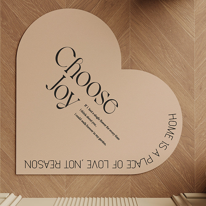 8design heart door mat