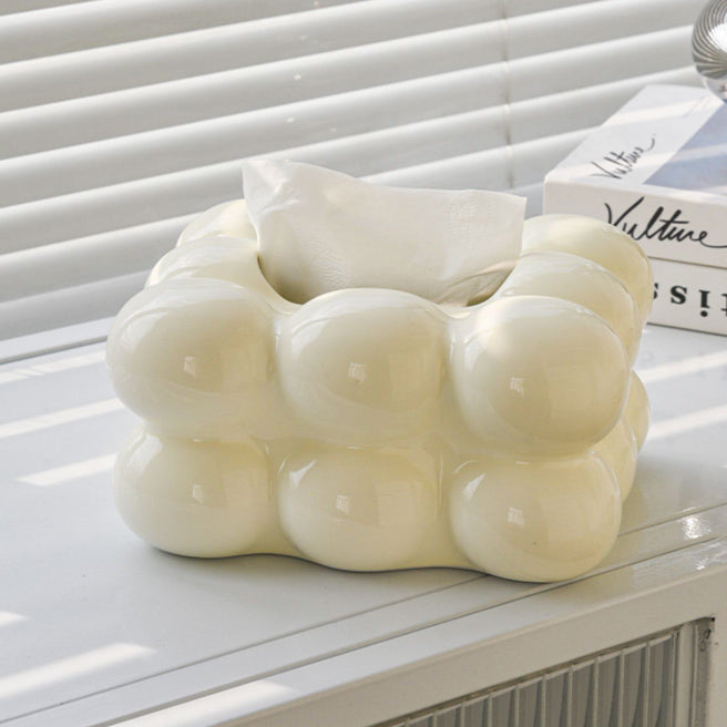 3color bubble tissue case