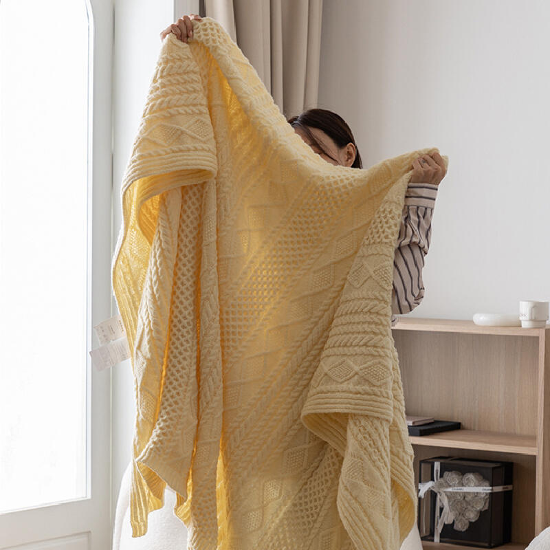 knit design sofacover