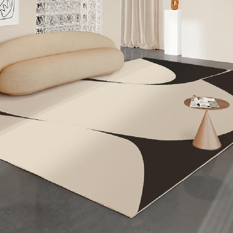 4design monotone wave square carpet