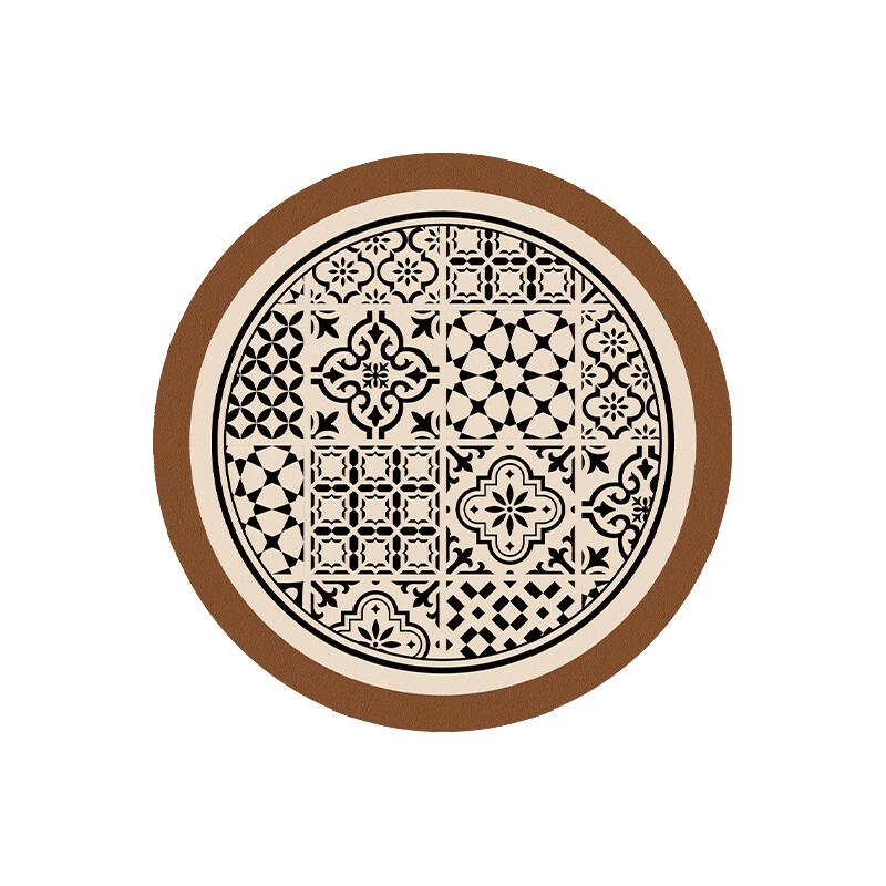 retro classical circle coaster