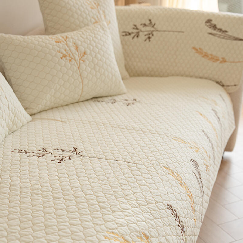 quilting grass pattern sofa cover