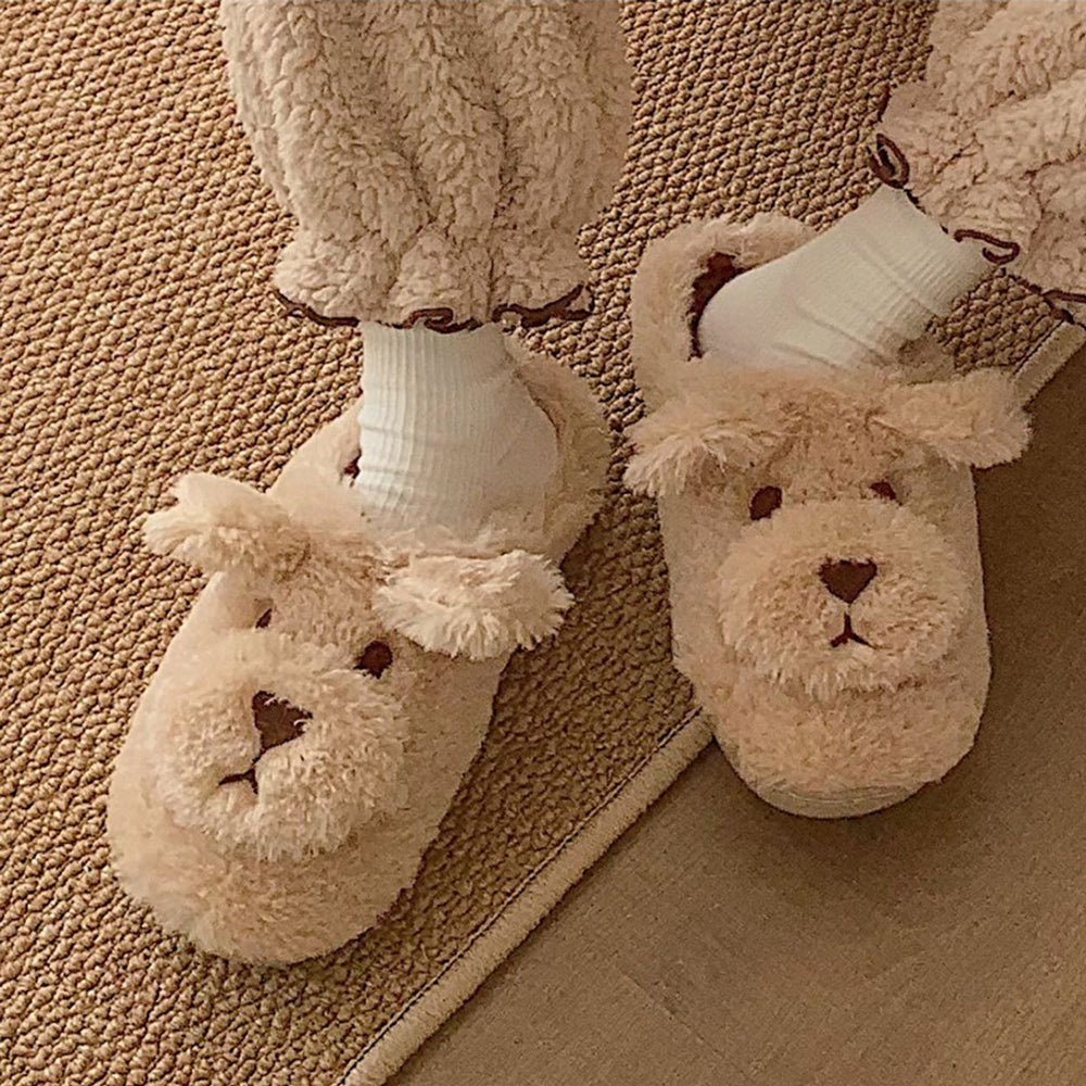 3color far bear roomshoes