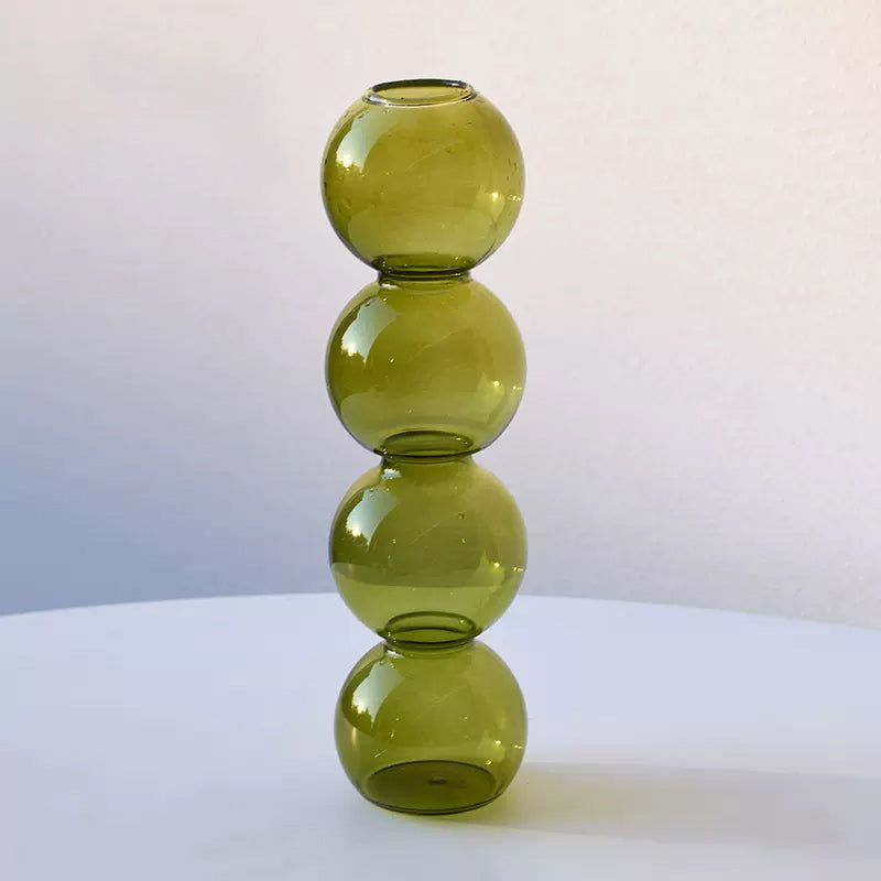 5color bubble ball vase