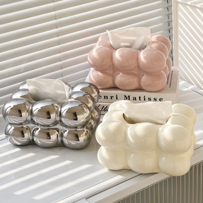 3color bubble tissue case