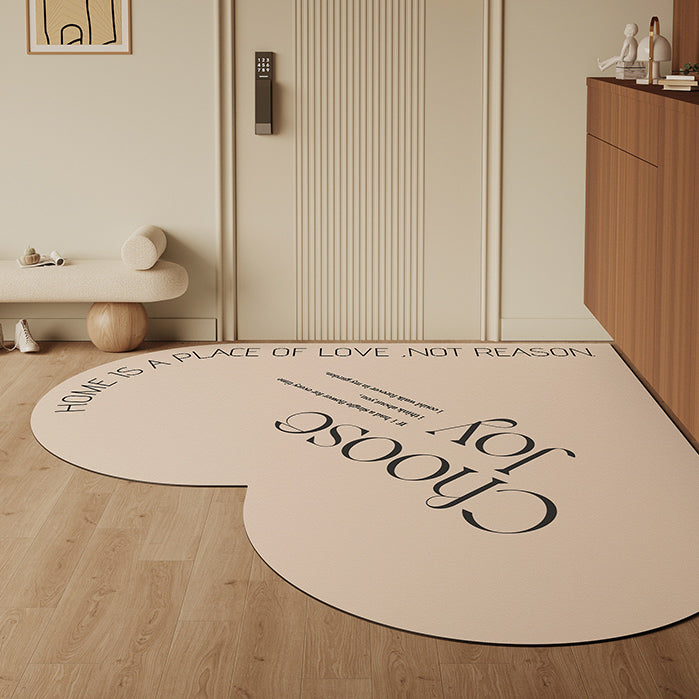 8design heart door mat