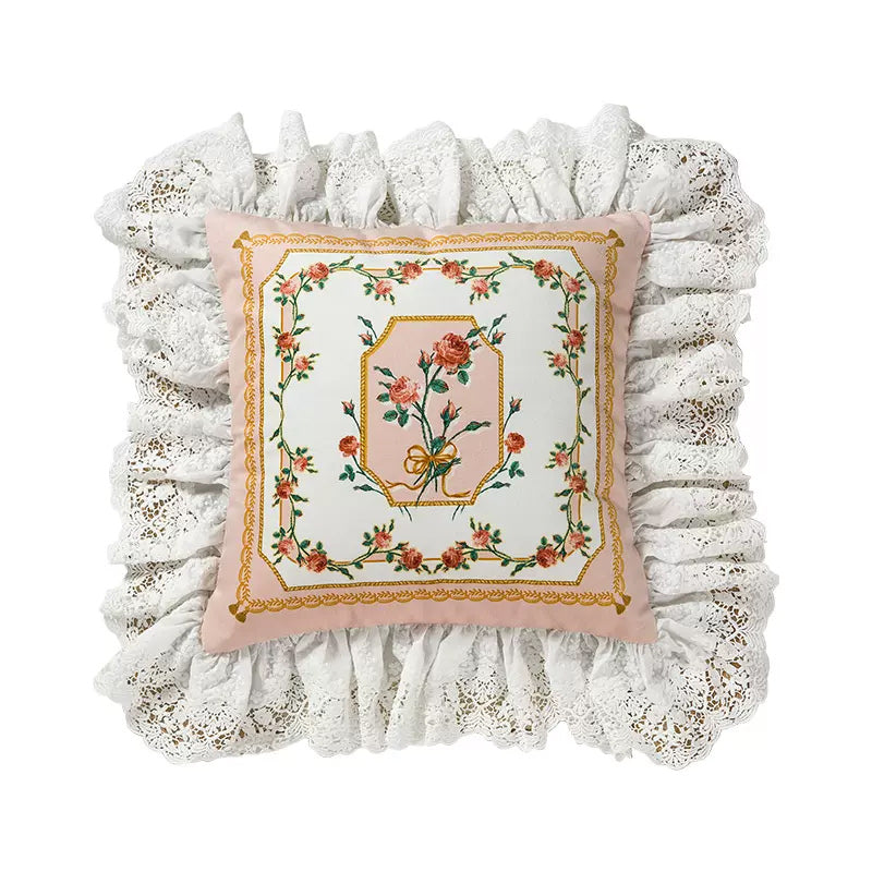 8design pink lovely tulip cushion