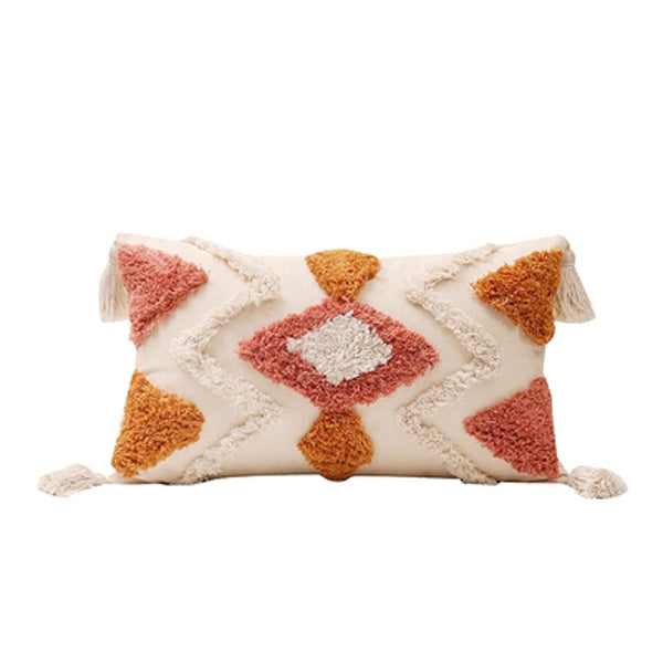 6design bohemian fringe cushion