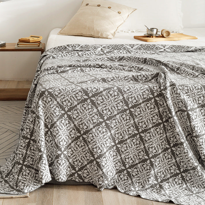 5color ethnic pattern blanket
