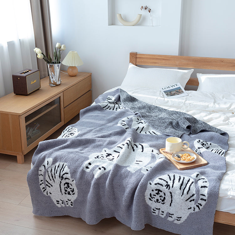 【再入荷】3color cute tiger blanket