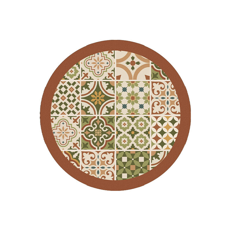 retro classical circle coaster