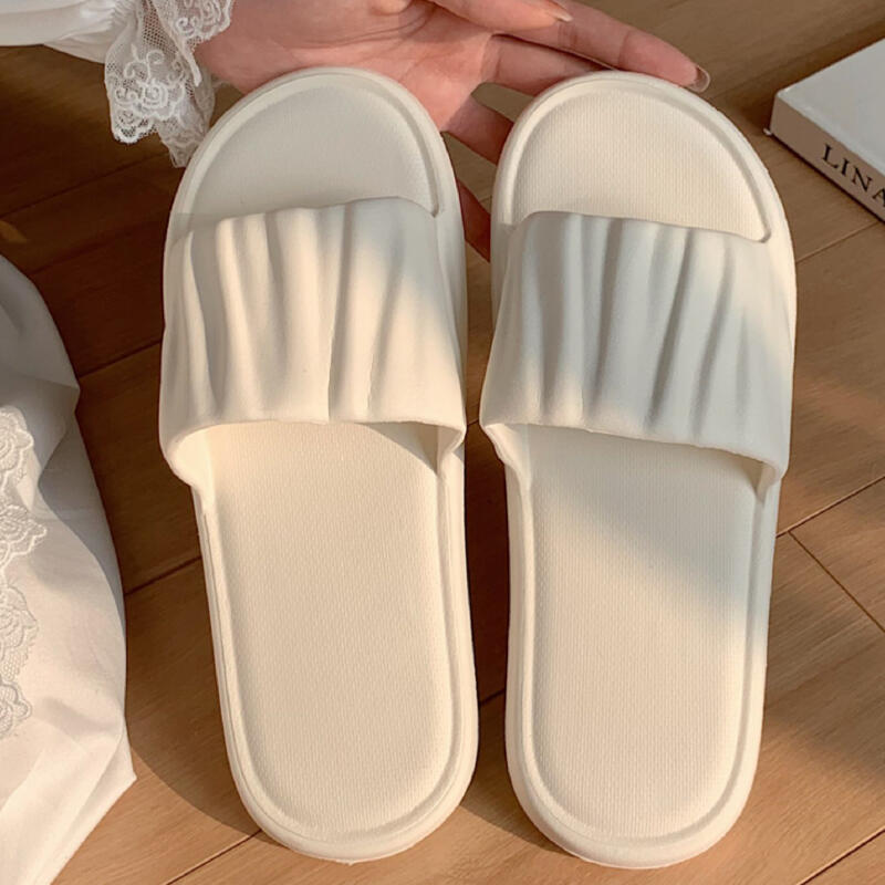 6color simple wave room shoes
