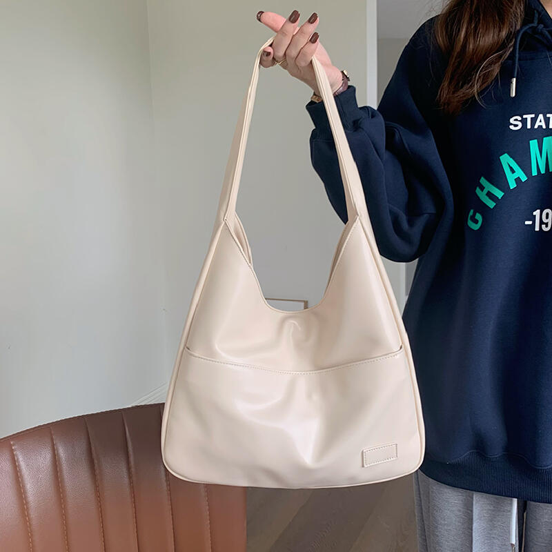 leather square tote bag