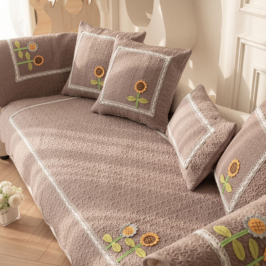 6color sunflower patch cushion