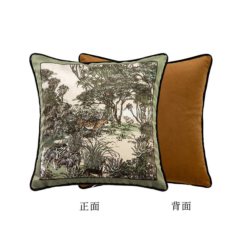 3design green persevere logo cushion