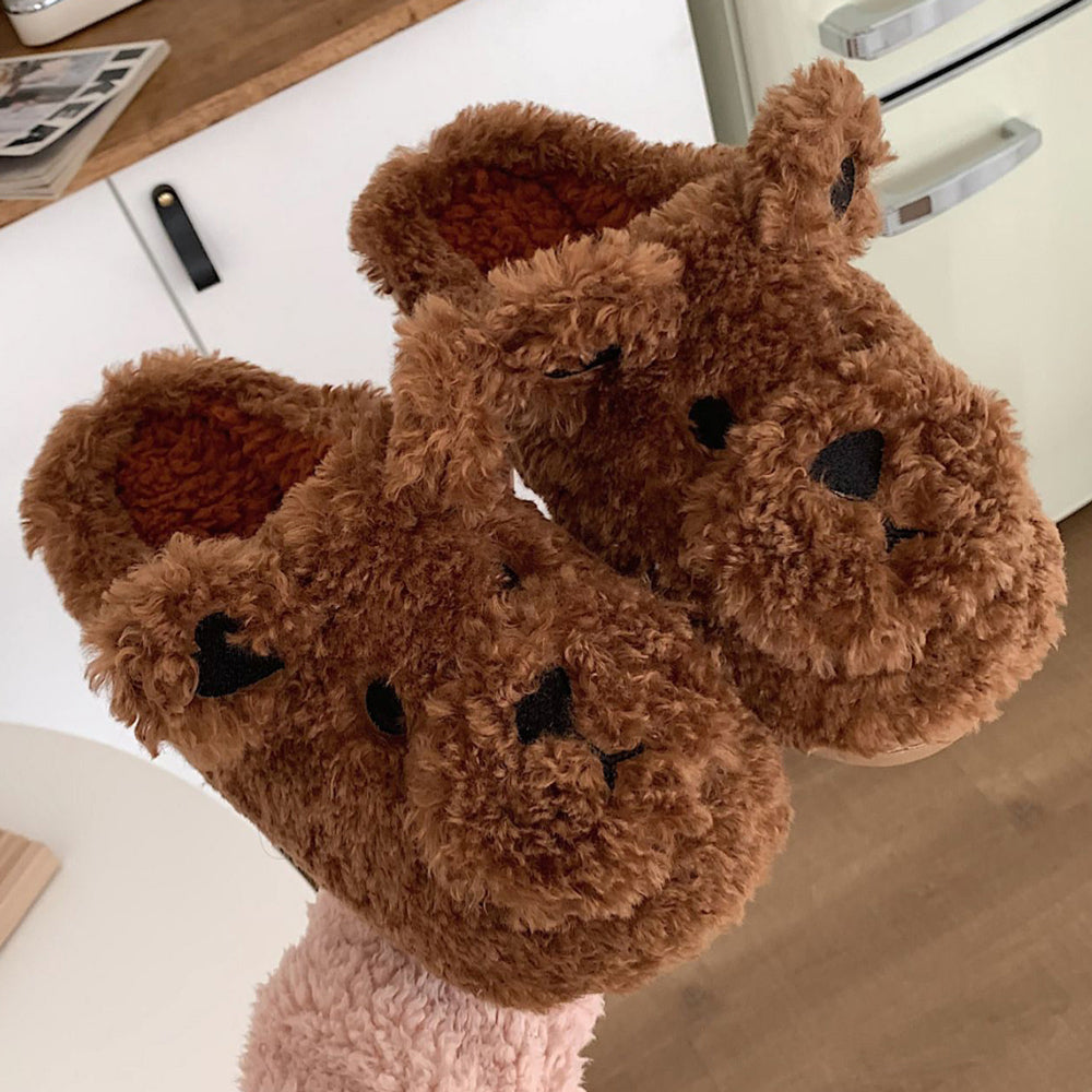 3color far bear roomshoes