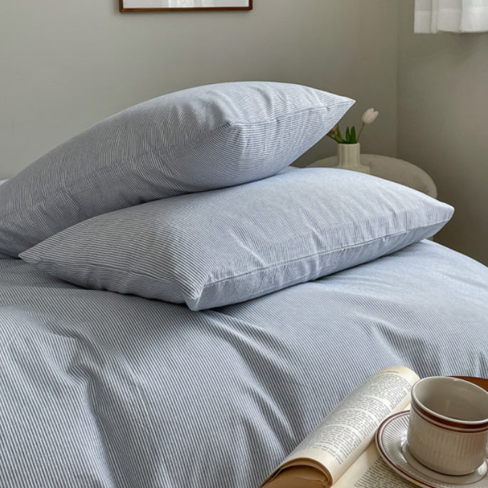 8color pale stripe bedlinen set