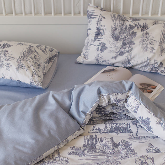 7design retro sketch bedlinen set