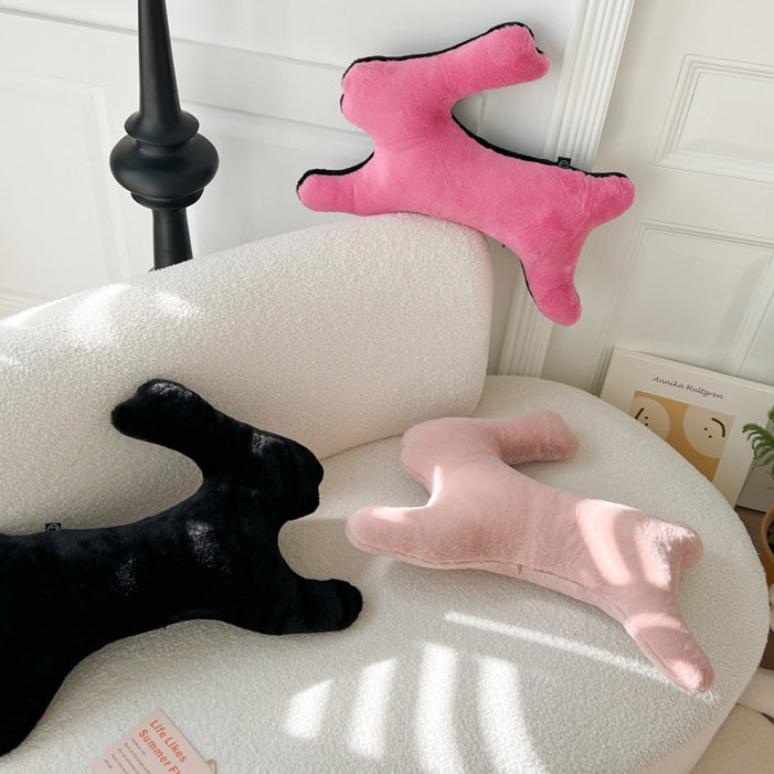 4color simple rabbit cushion