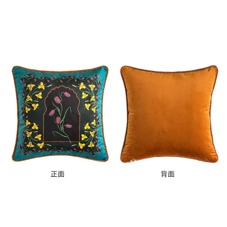 5design european rose art cushion