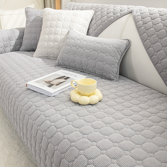 6color corduroy quilting sofa cover