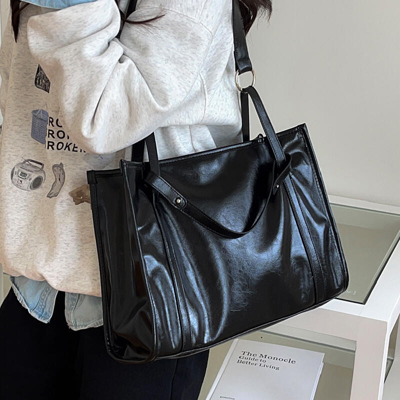 2wway leather tote bag