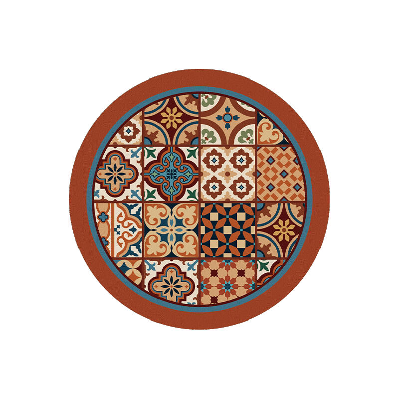 retro classical circle coaster