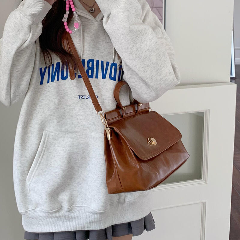 2way leather shoulder bag