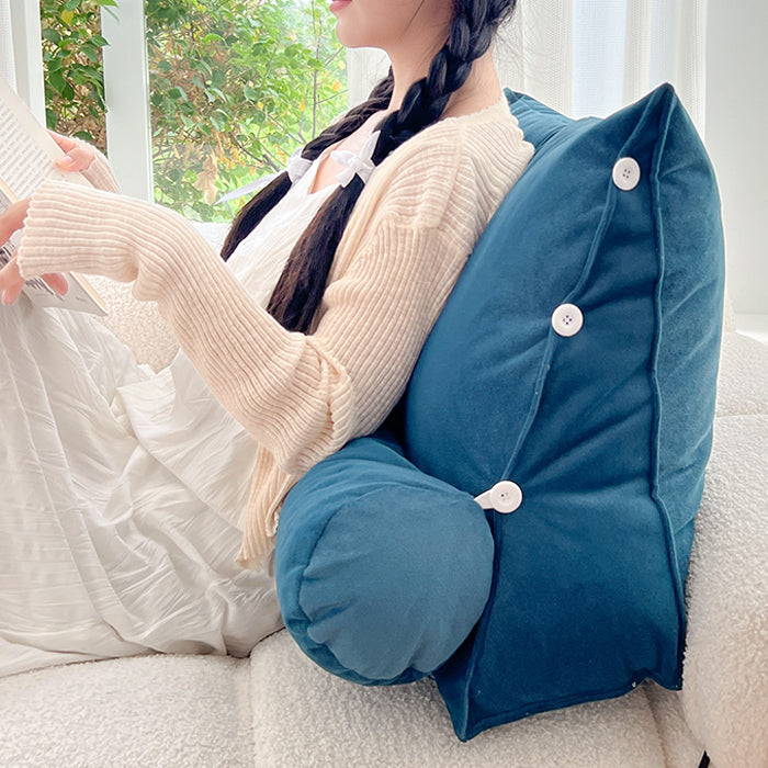 8color velvet multi backrest cushion