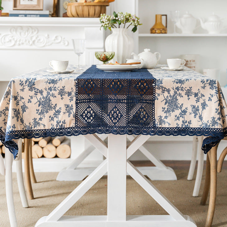 4design country flower table cloth