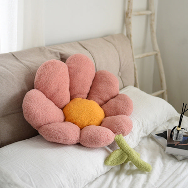 2design 5color big flower cushion