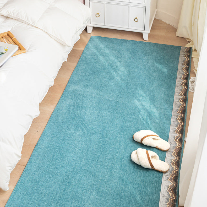 5color side embroidery floor mat