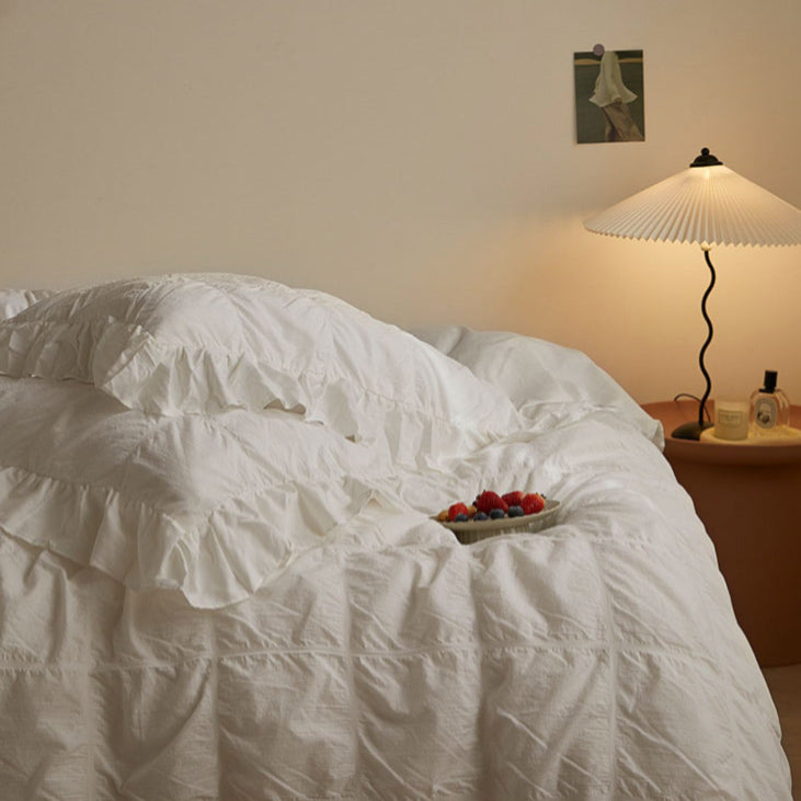 5color frill gather bedlinen set