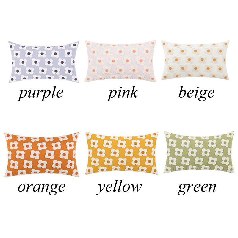 6color boa flower cushion