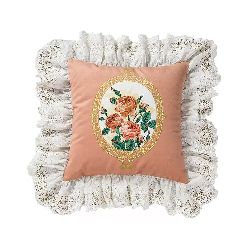 8design pink lovely tulip cushion